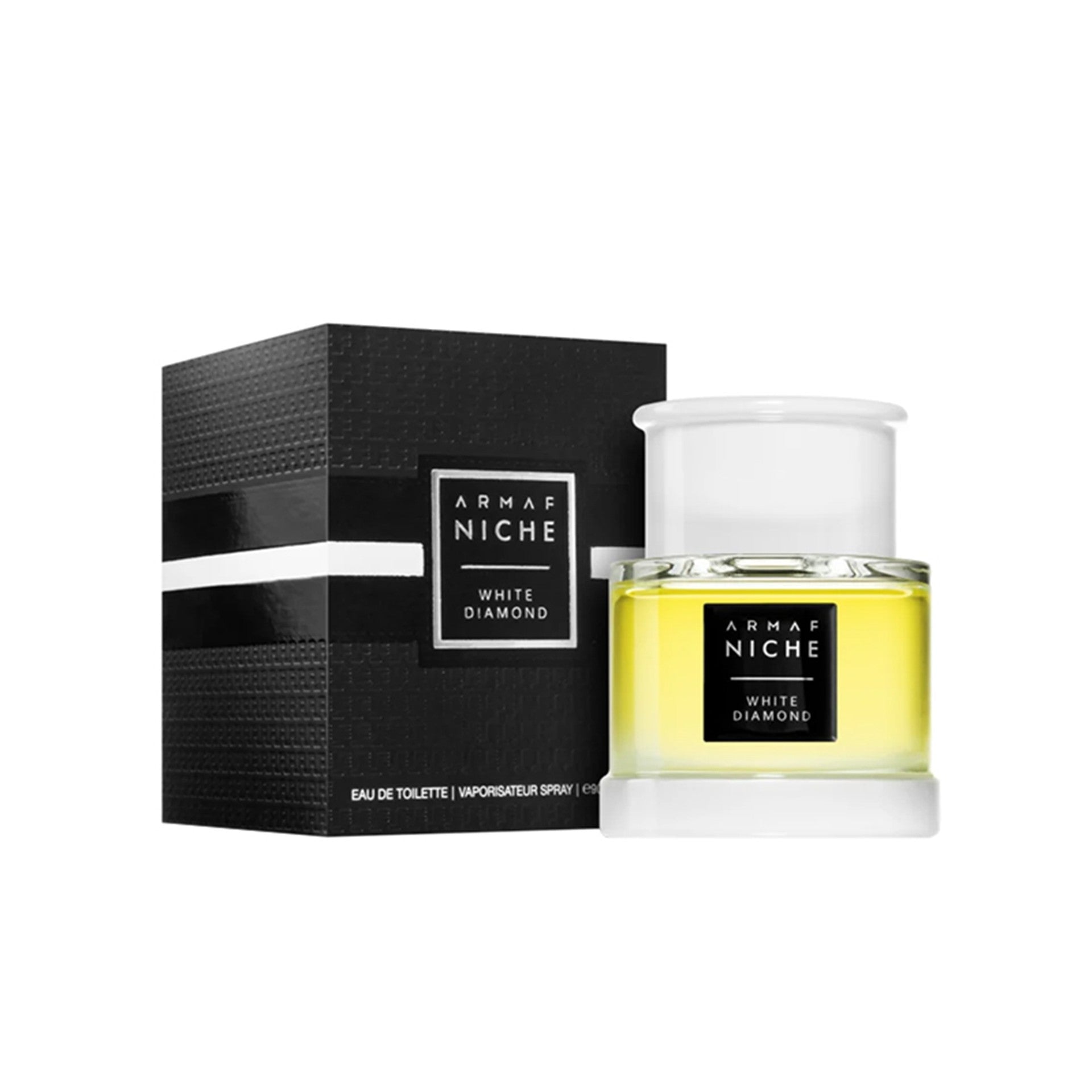 Armaf Niche White Diamond 90ml women's fragrance with citrus floral musky notes and elegant long lasting scent