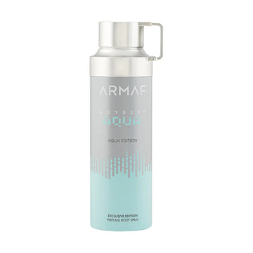 Armaf Odyssey Aqua Edition body spray 200ml long lasting body spray for men with fresh aquatic scent