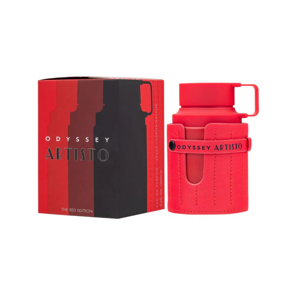Armaf Odyssey Artisto The Red Edition Eau De Parfum 100ml fragrance bottle

