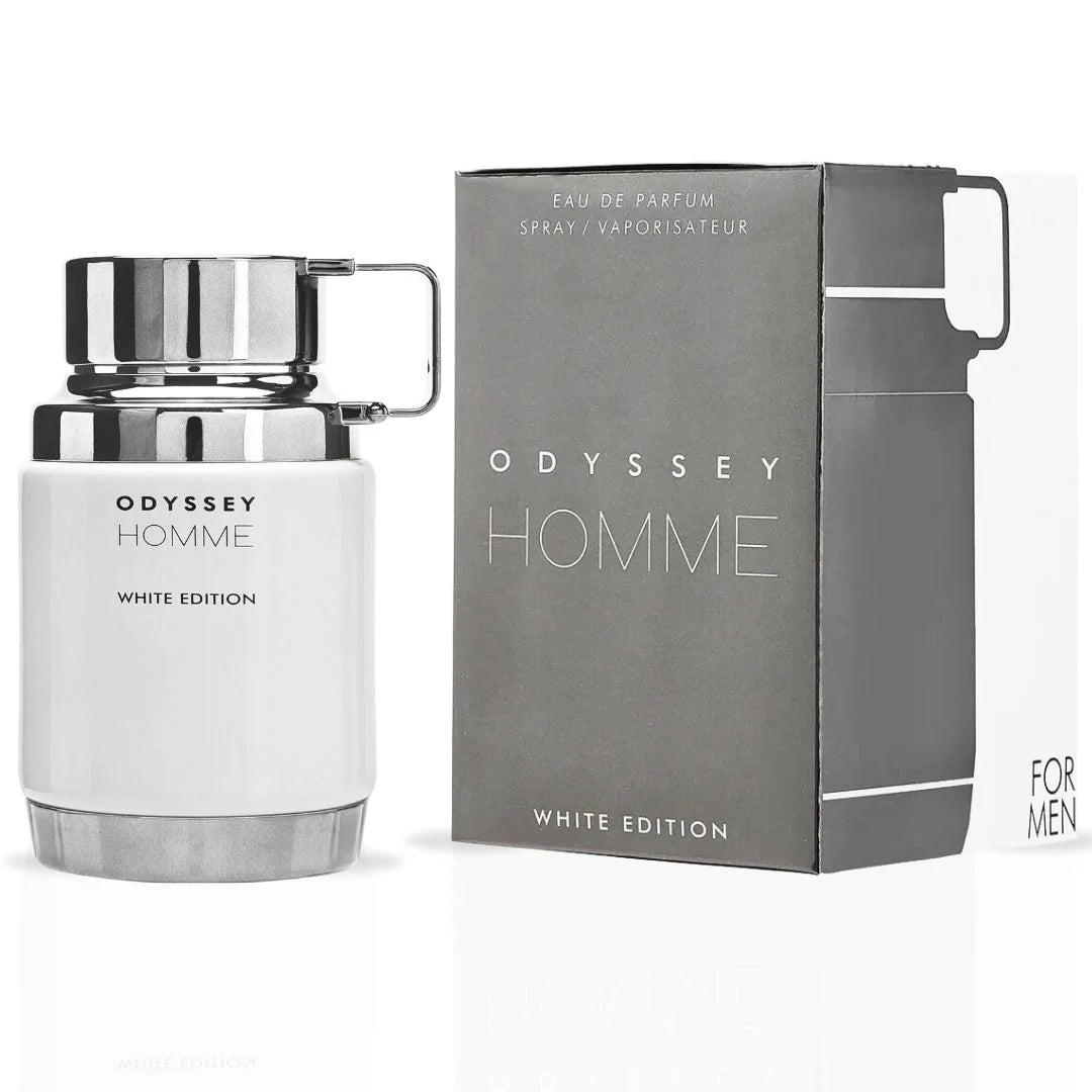 Armaf Odyssey Homme White Edition Eau De Parfum 60ml men's fragrance bottle