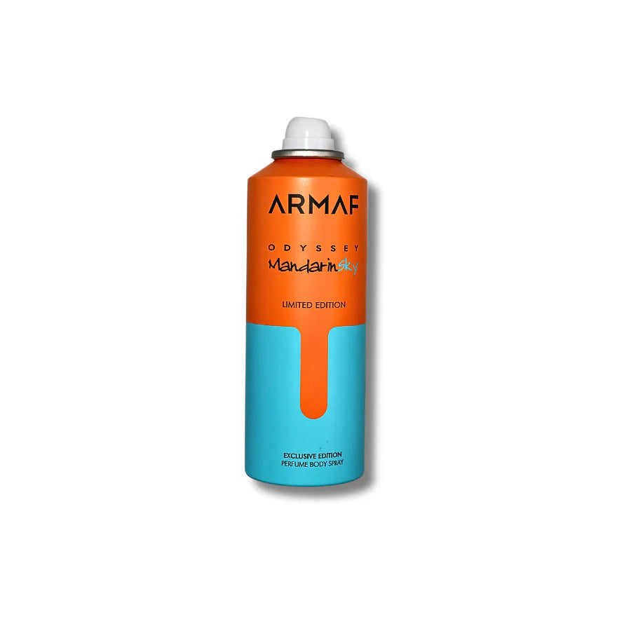 Armaf Odyssey Mandarin Sky Limited Edition body spray 200ml citrus fresh body spray for men daily use