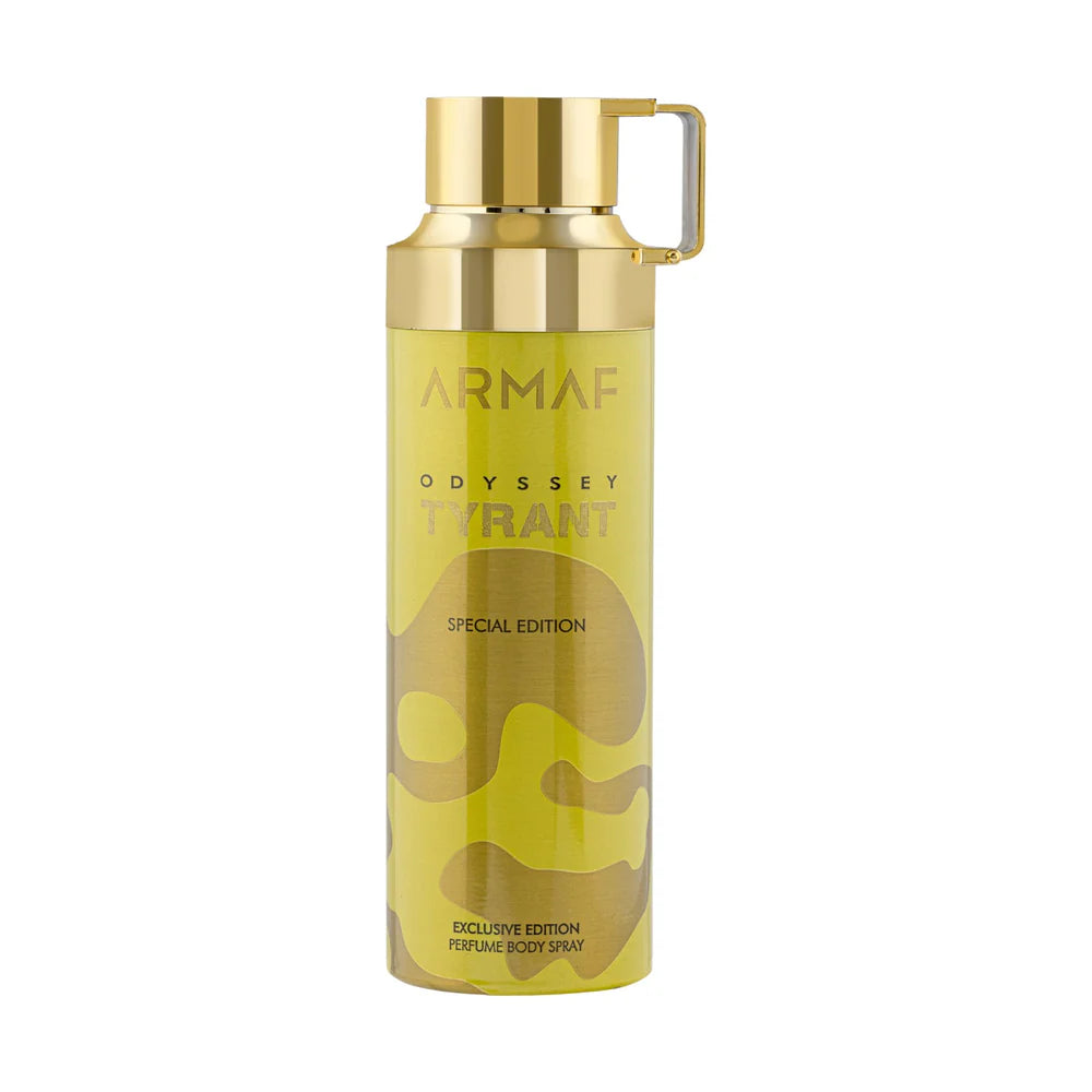 Armaf Odyssey Tyrant Special Edition body spray 200ml long lasting body spray for men with bold scent
