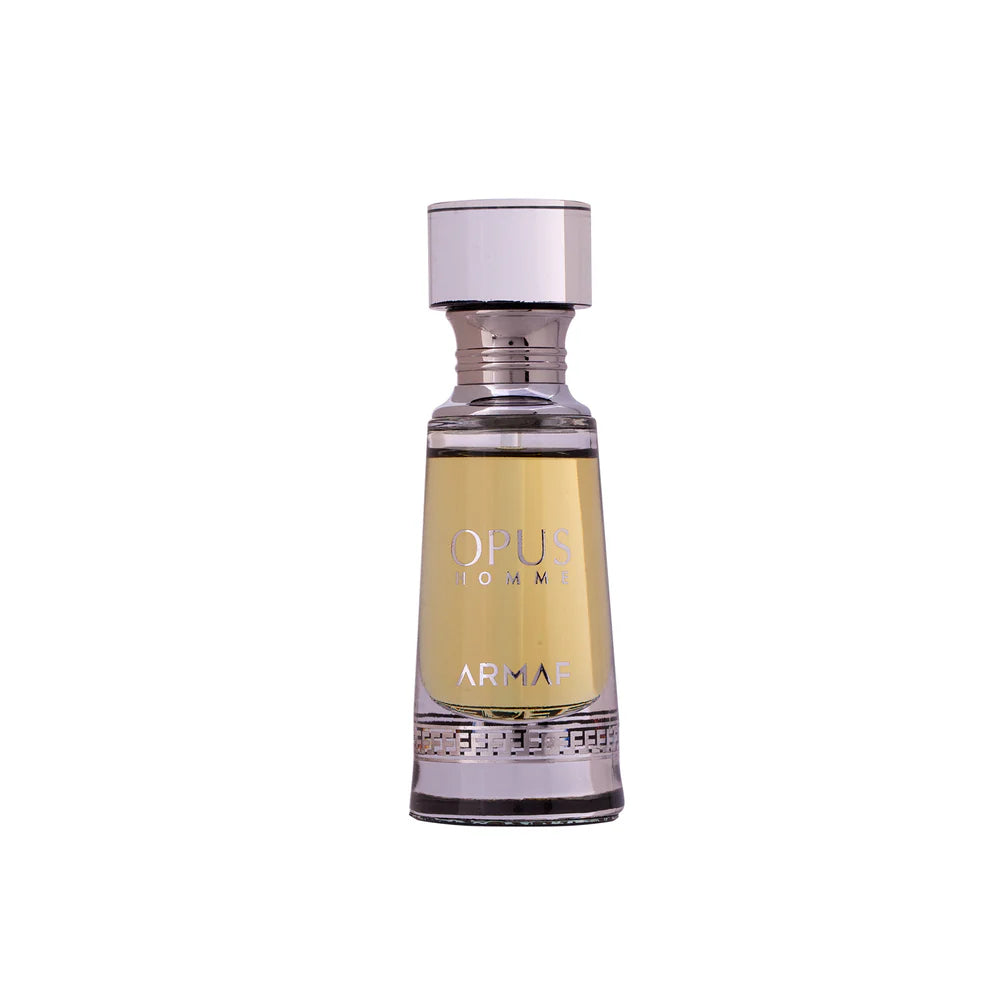 Armaf Opus Homme 20ml perfume oil for men with citrus aromatic and woody fragrance notes