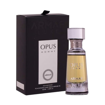 Armaf Opus Homme Man perfume oil 20ml long lasting men's fragrance with fresh woody aromatic scent
