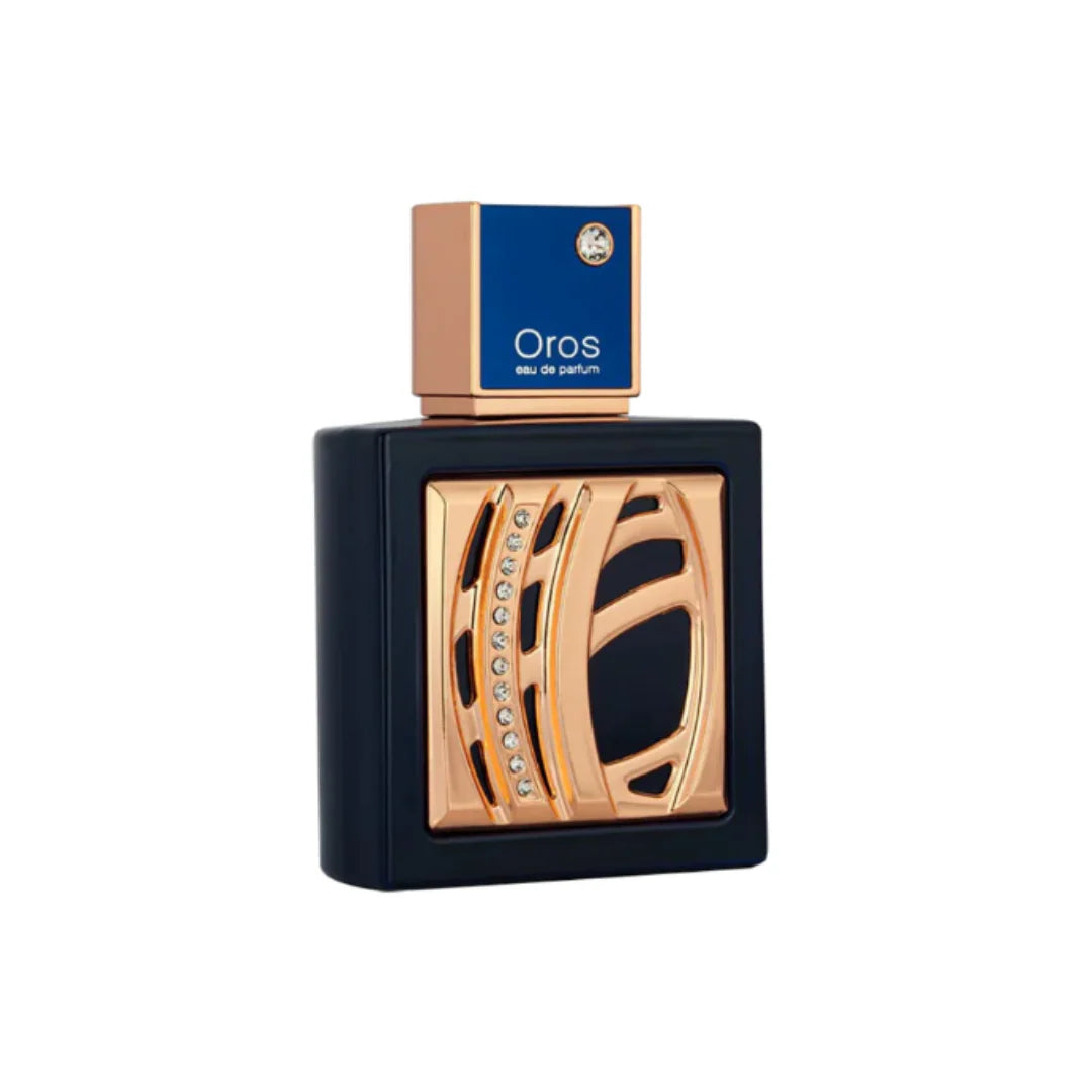 Armaf Oros Sacre Blue 100ml premium men's perfume with pink pepper grapefruit galbanum lemon lime woody notes jasmine apple rose and benzoin leather base