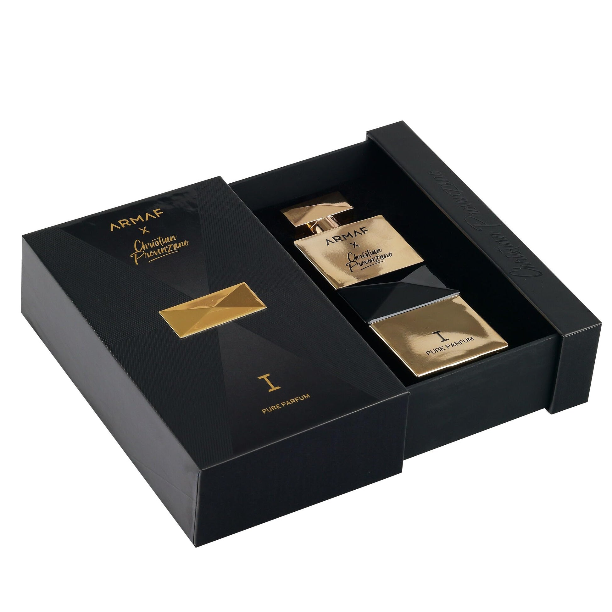 Armaf Christian Provenzano No 1 Gold Black 100ml perfume bottle
