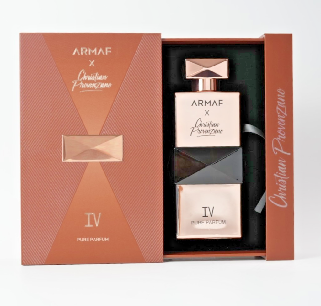 Armaf Christian Provenzano IV Gold Brown 100ml perfume bottle