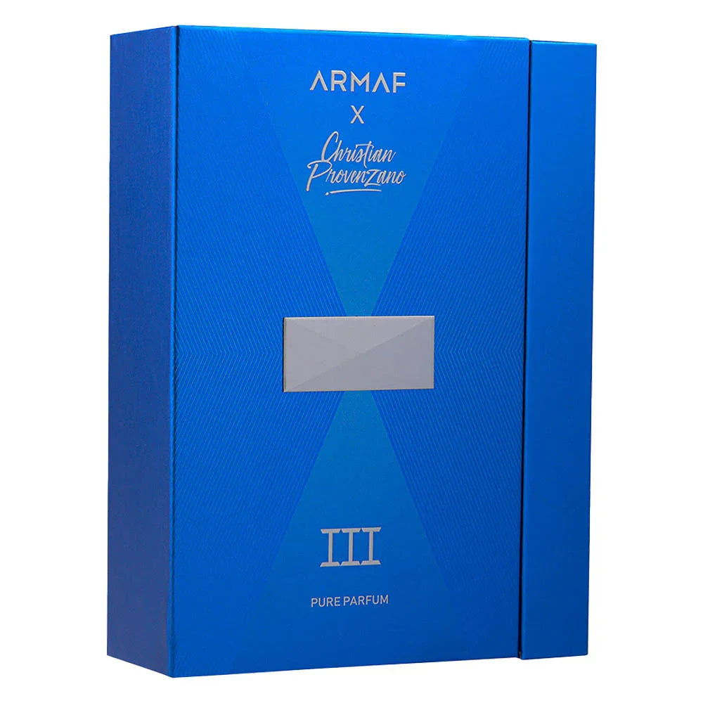 Armaf Christian Provenzano III Silver Blue 100ml perfume bottle