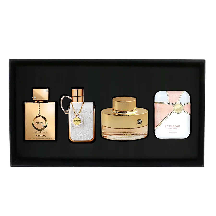 Armaf Signature Collection Women 4 pieces perfume set premium fragrance gift collection