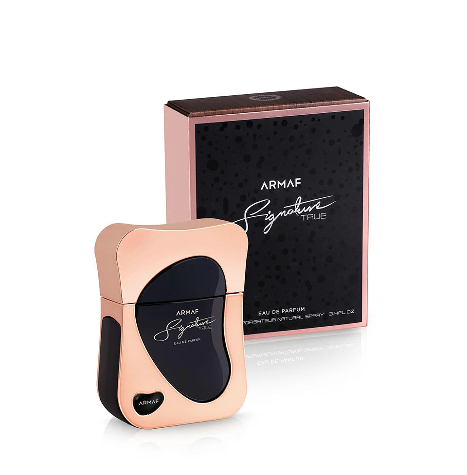 Armaf Signature True Eau De Parfum 100ml caramel vanilla fragrance for women with passionfruit coffee and patchouli notes