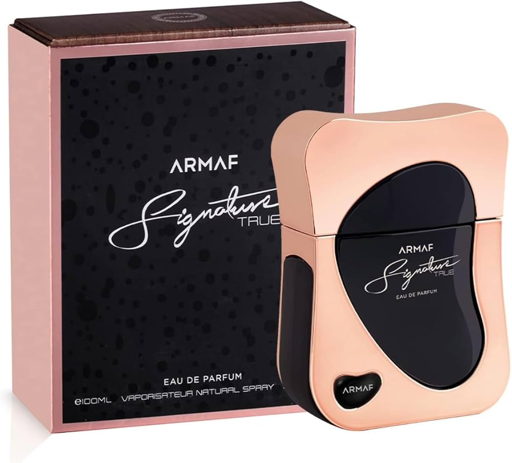 Armaf Signature True Eau De Parfum 100ml long lasting women's fragrance with fruity gourmand vanilla scent