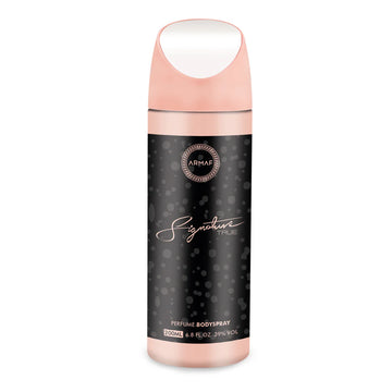 Armaf Signature True Woman Deodorant Spray 200ml long lasting women's fragrance with bergamot pear mandarin passion fruit and elegant fruity gourmand scent