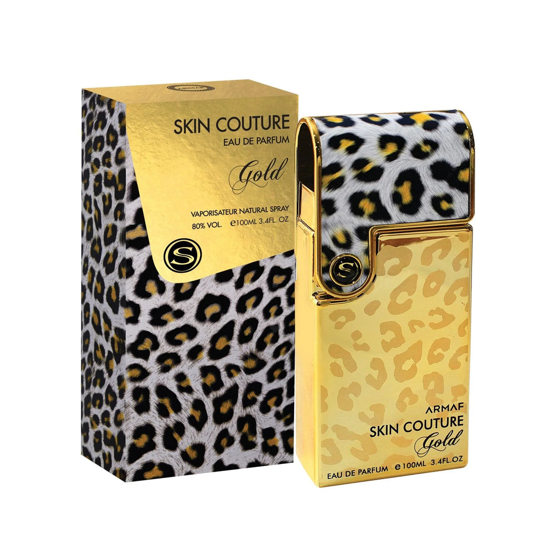 Armaf Skin Couture Gold Eau De Parfum 100ml long lasting women's fragrance with white floral vanilla amber scent