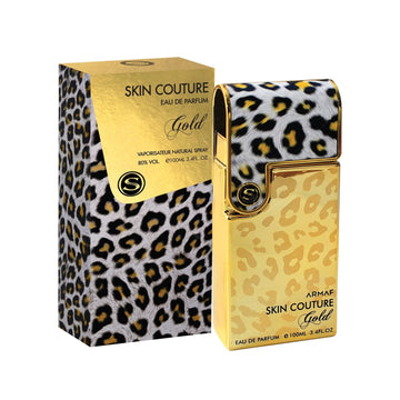 Armaf Skin Couture Gold Eau De Parfum 100ml long lasting women's fragrance with white floral vanilla amber scent