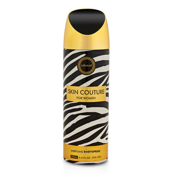 Armaf Skin Couture Woman Deodorant Spray 200ml long lasting women's fragrance with bergamot cassis raspberry and elegant floral musky scent