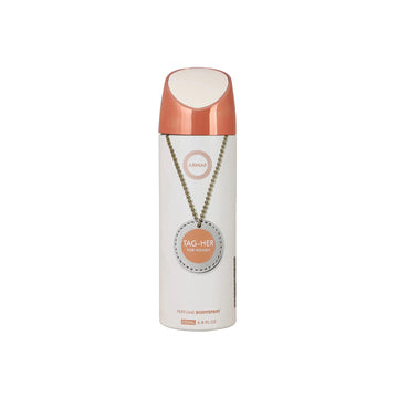 Armaf Tag Her Woman Deodorant Spray 200ml long lasting women's fragrance with citrus floral musky notes and elegant feminine scent