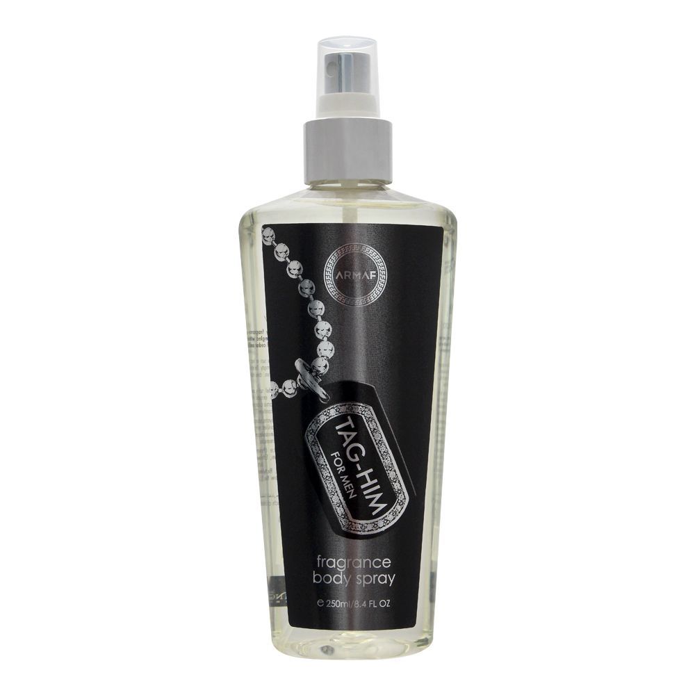 Armaf Tag Him fragrance body mist 250ml long lasting body mist for men with fresh woody scent