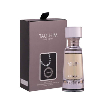 Armaf Tag Him Man perfume oil 20ml long lasting men's fragrance with fresh spicy woody scent