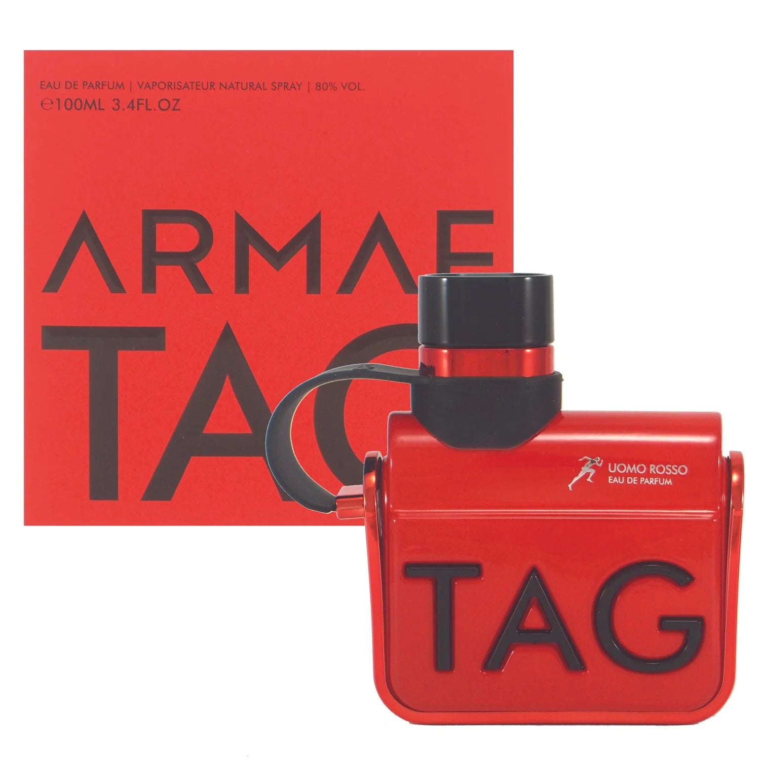 Armaf Tag-Him Uomo Rosso EDP 100ml long lasting perfume bottle
