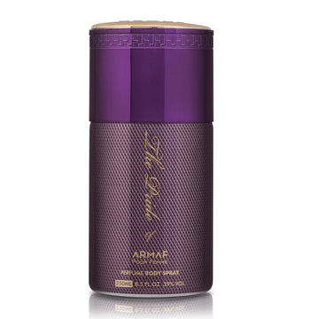 Armaf The Pride Of Armaf Purple Pour Femme Perfume Body Spray 250ml long lasting women's fragrance with mandarin orange jasmine orange blossom and warm sweet scent