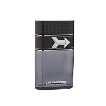 Armaf The Warrior Man Non-Alcoholic 100ml men's fragrance with citrus accords pink pepper vetiver grapefruit cedar labdanum frankincense ginger and sandalwood notes
