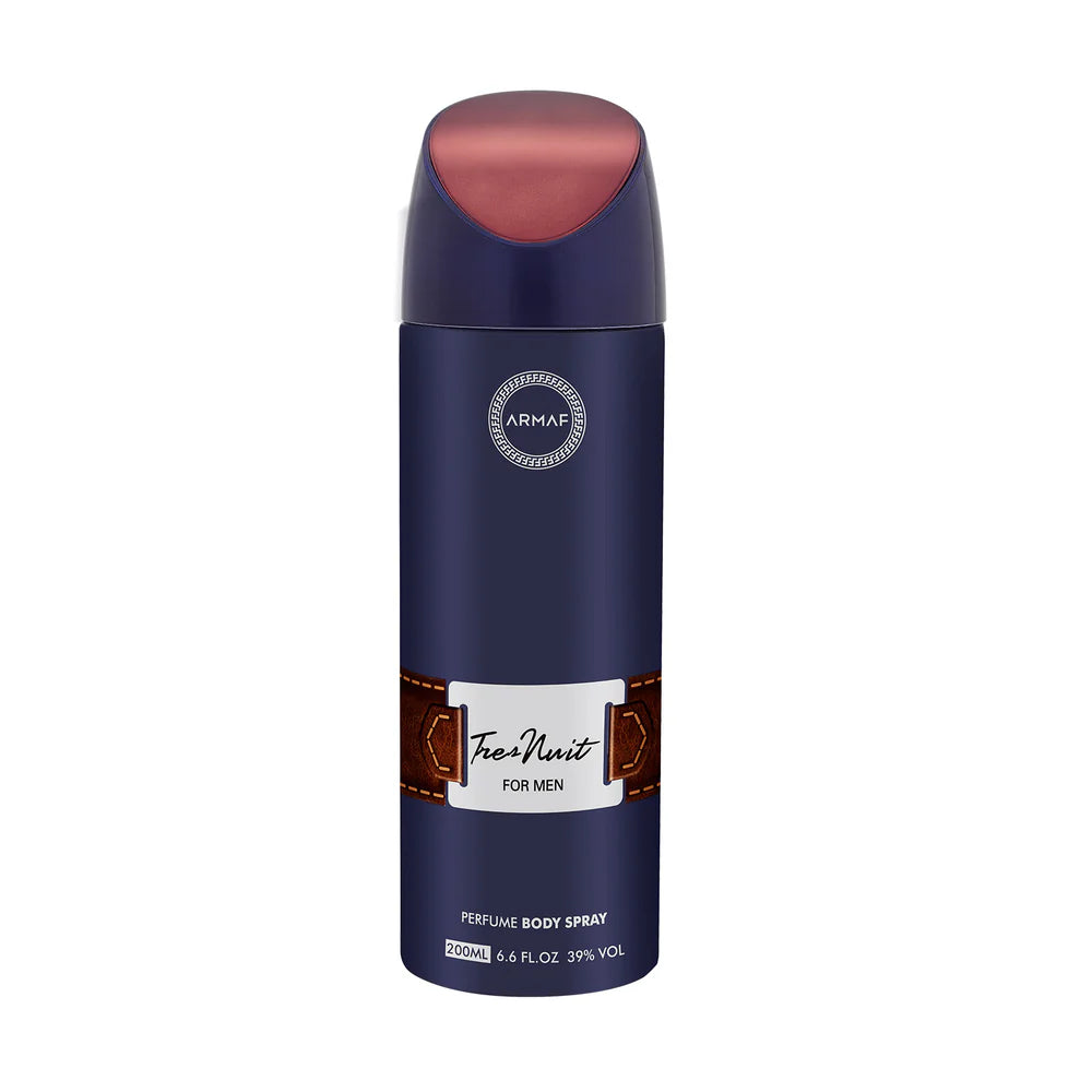 Armaf Tres Jour Man deodorant spray 200ml long lasting body spray for men with fresh scent