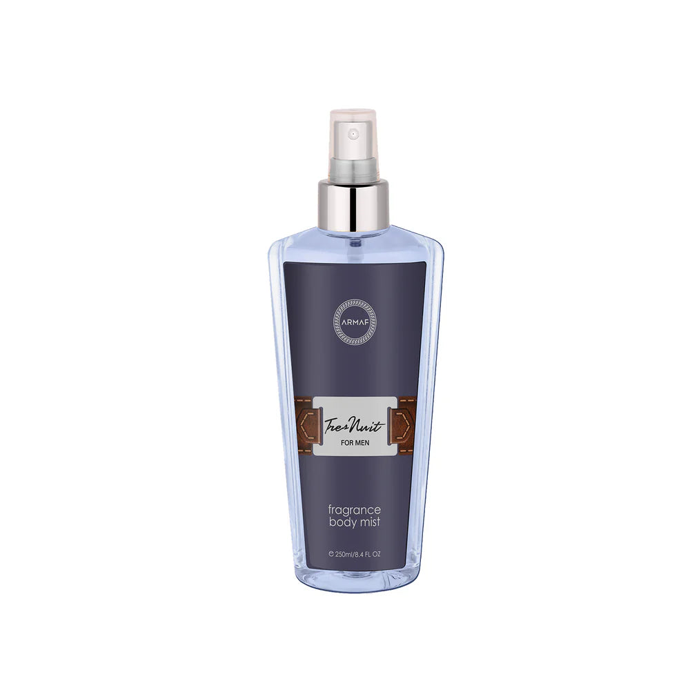 Armaf Tres Nuit men fragrance body mist 250ml long lasting body mist with fresh aromatic woody scent