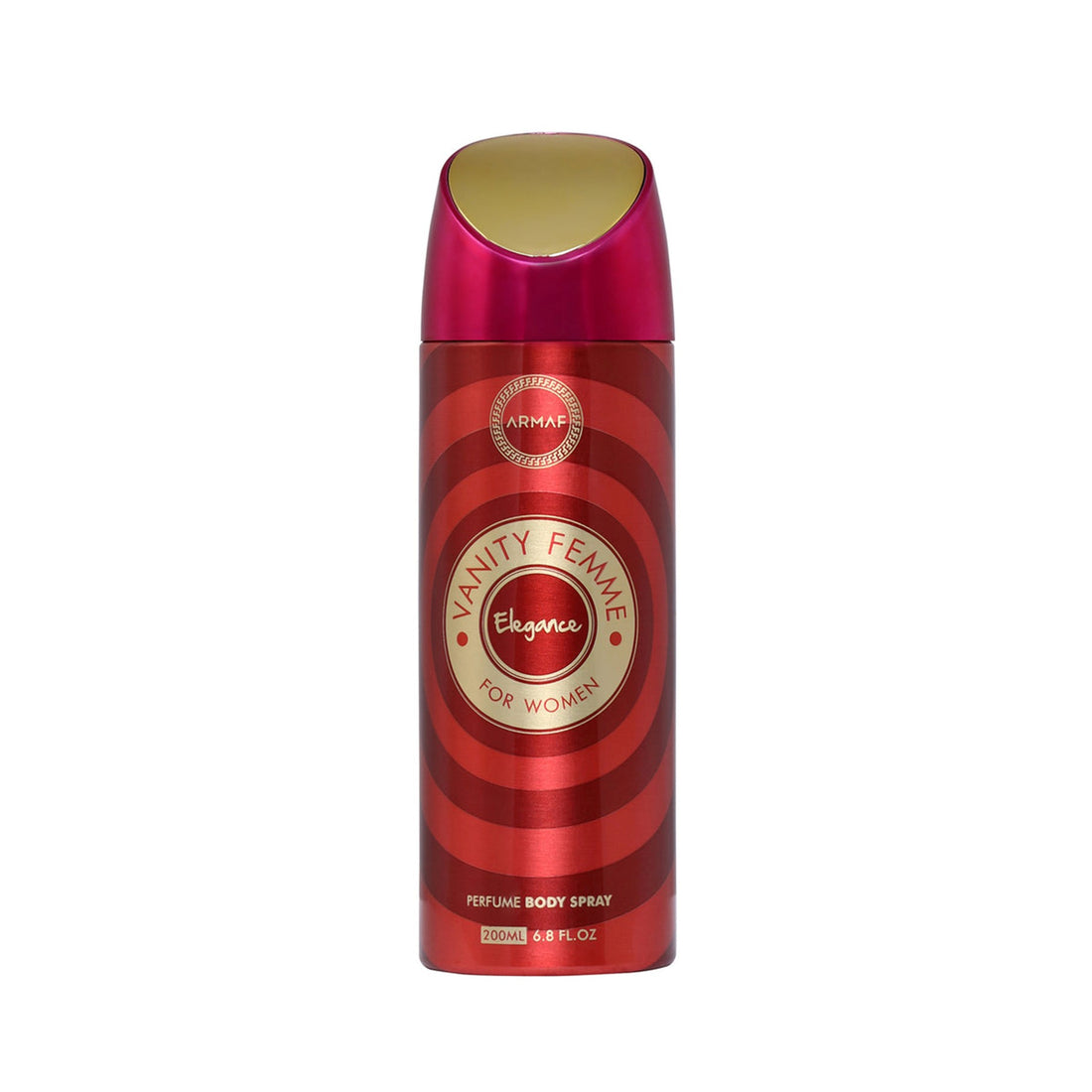 Armaf Vanity Femme Elegance Deodorant Spray 200ml long lasting women's fragrance with mandarin pink pepper peach and elegant floral fruity scent