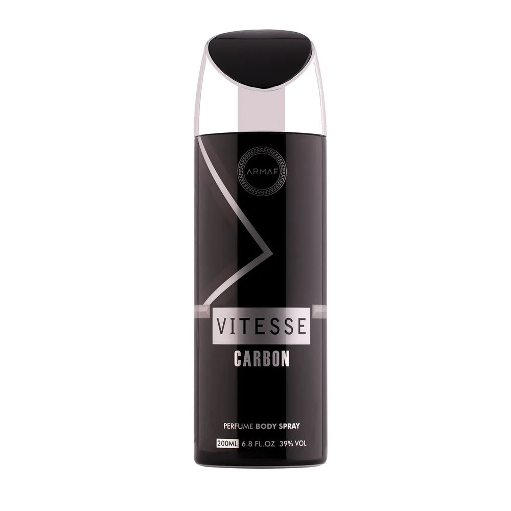 Armaf Vitesse Carbon Man perfume body spray 200ml long lasting body spray for men with fresh scent