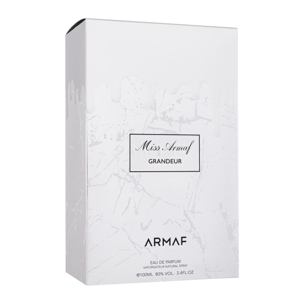 Miss Armaf Grandeur 100ml premium women's perfume with elegant fruity floral and warm musky aroma