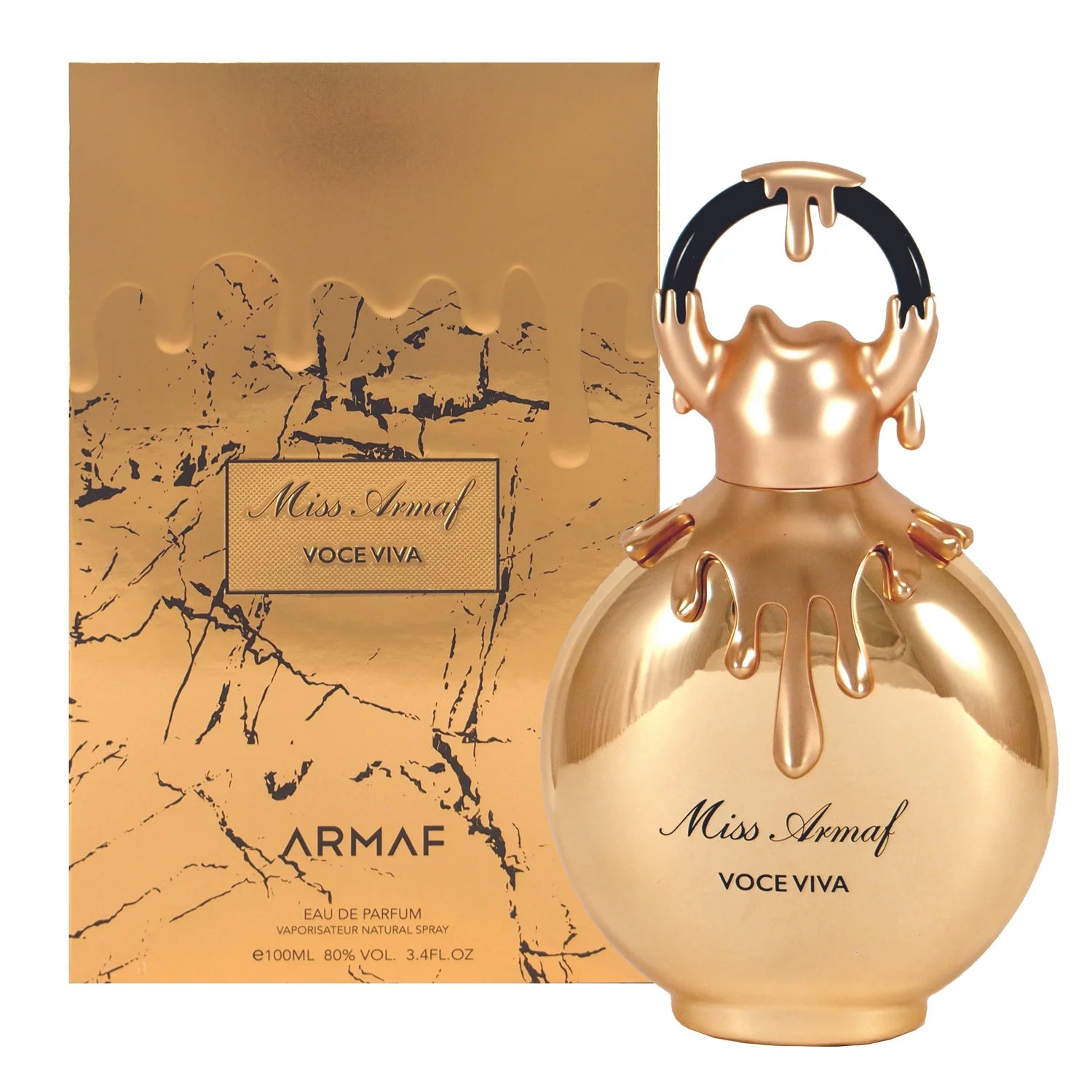 Miss Armaf Voce Viva Eau De Parfum 100ml praline amber fragrance for women with tuberose passionfruit sandalwood and musk notes