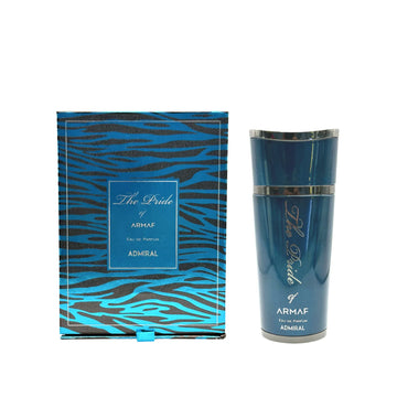 The Pride Of Armaf Admiral Eau De Parfum 100ml long lasting unisex fragrance with spicy amber vanilla scent