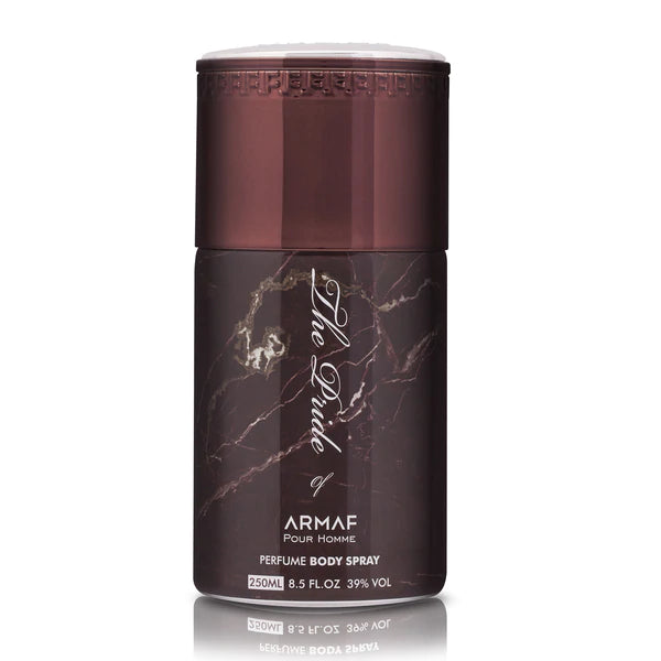 The Pride of Armaf Brown Man deodorant spray 250ml long lasting body spray for men with fresh scent