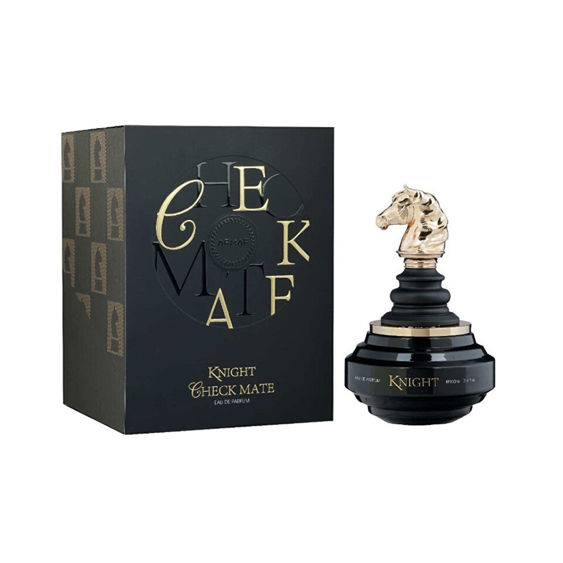 Presentation1-1-1.jpg Armaf Checkmate Black Knight Eau De Parfum 100ml - Image 1