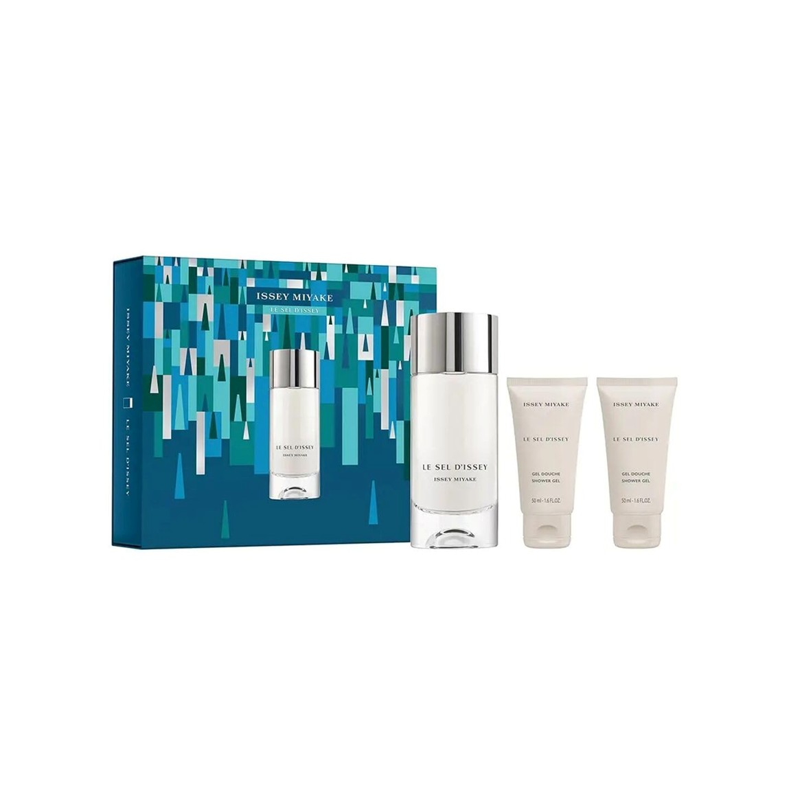 Presentation1-133-1.jpg Issey Miyake Le Sel D'Issey 100ml EDT Spray / 2 x 50ml Shower Gel - Image 1