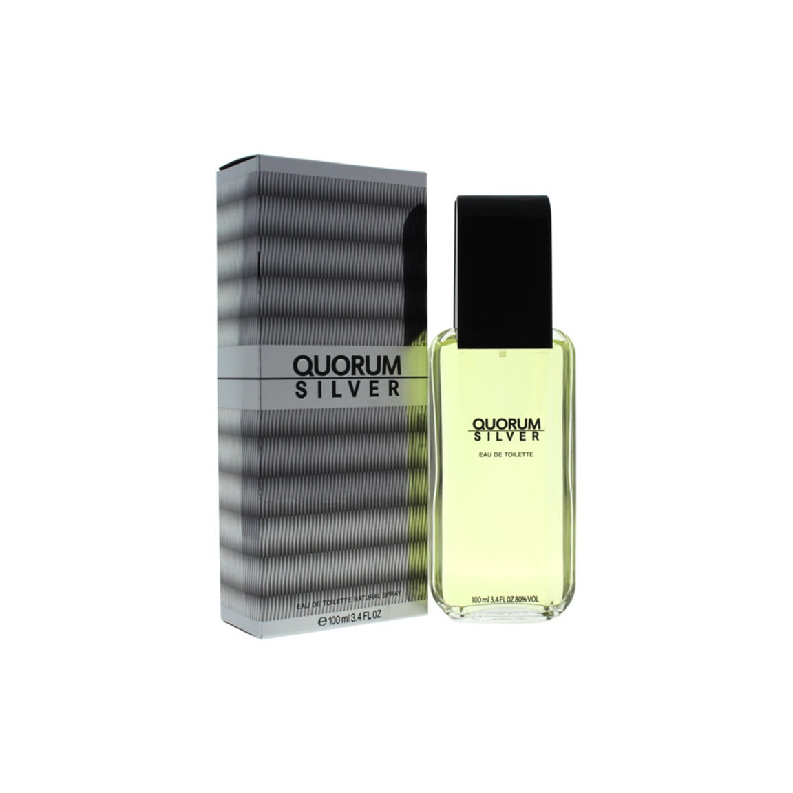 Presentation1-204-2.jpg Puig Quorum Silver 100ml EDT Spray - Image 1