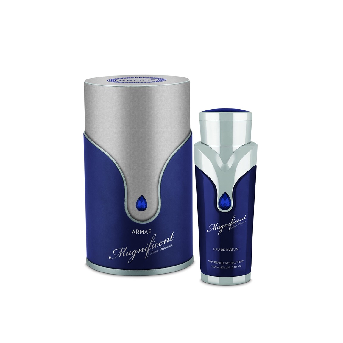 Presentation1-22.jpg Armaf Magnificent Blue Pour Homme Eau De Parfum 100ml - Image 1