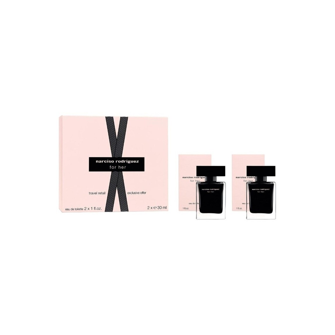 Presentation1-228-1.jpg Narciso Rodriguez For Her 2 x 30ml EDT Spray - Image 1