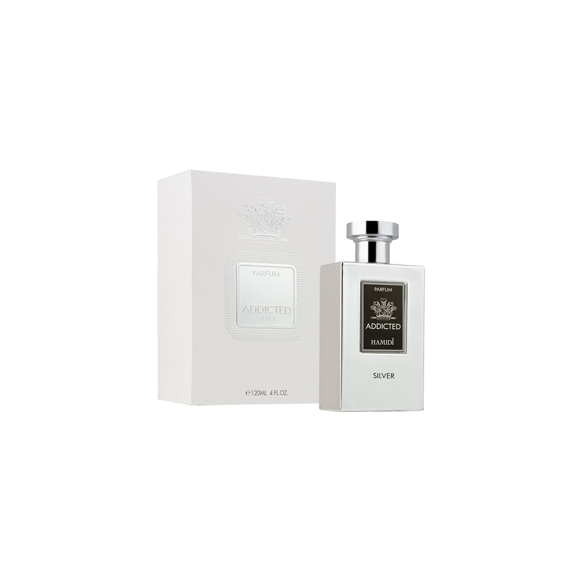 Presentation1-323.jpg Armaf Hamidi Addicted Silver 120ml - Image 1