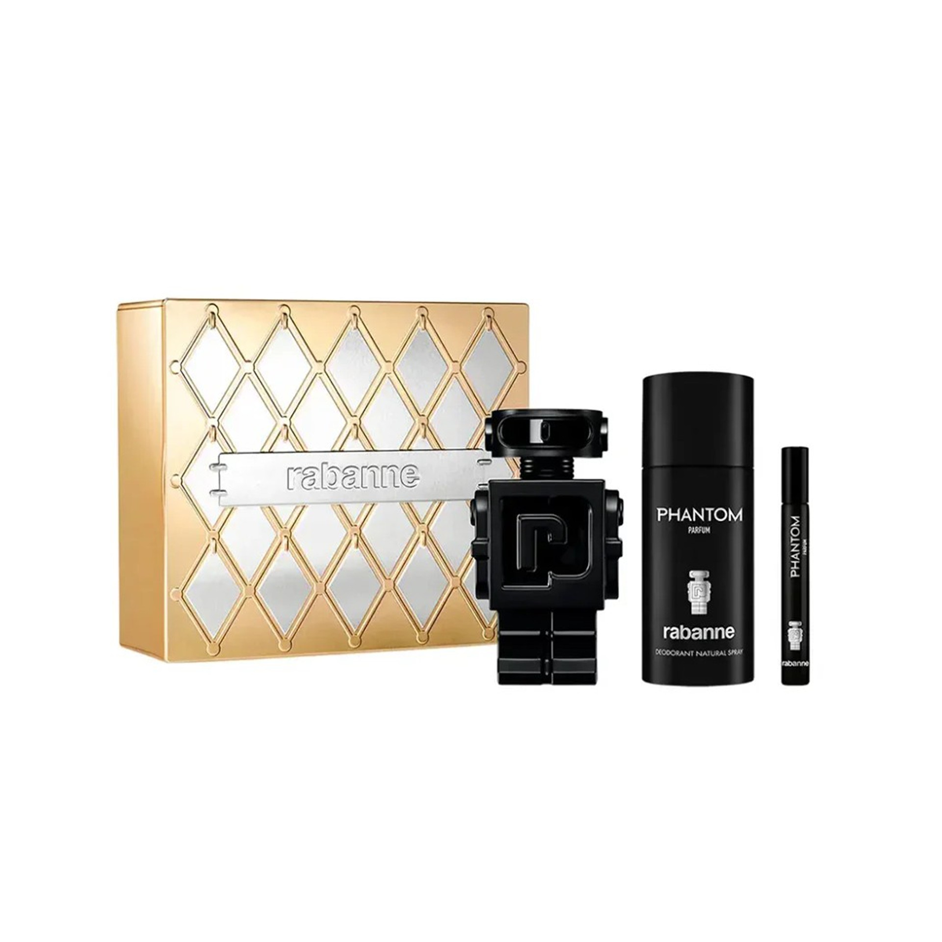 Presentation1-6.jpg Paco Rebanne Phantom Parfum 100ml Gift Set - Image 1