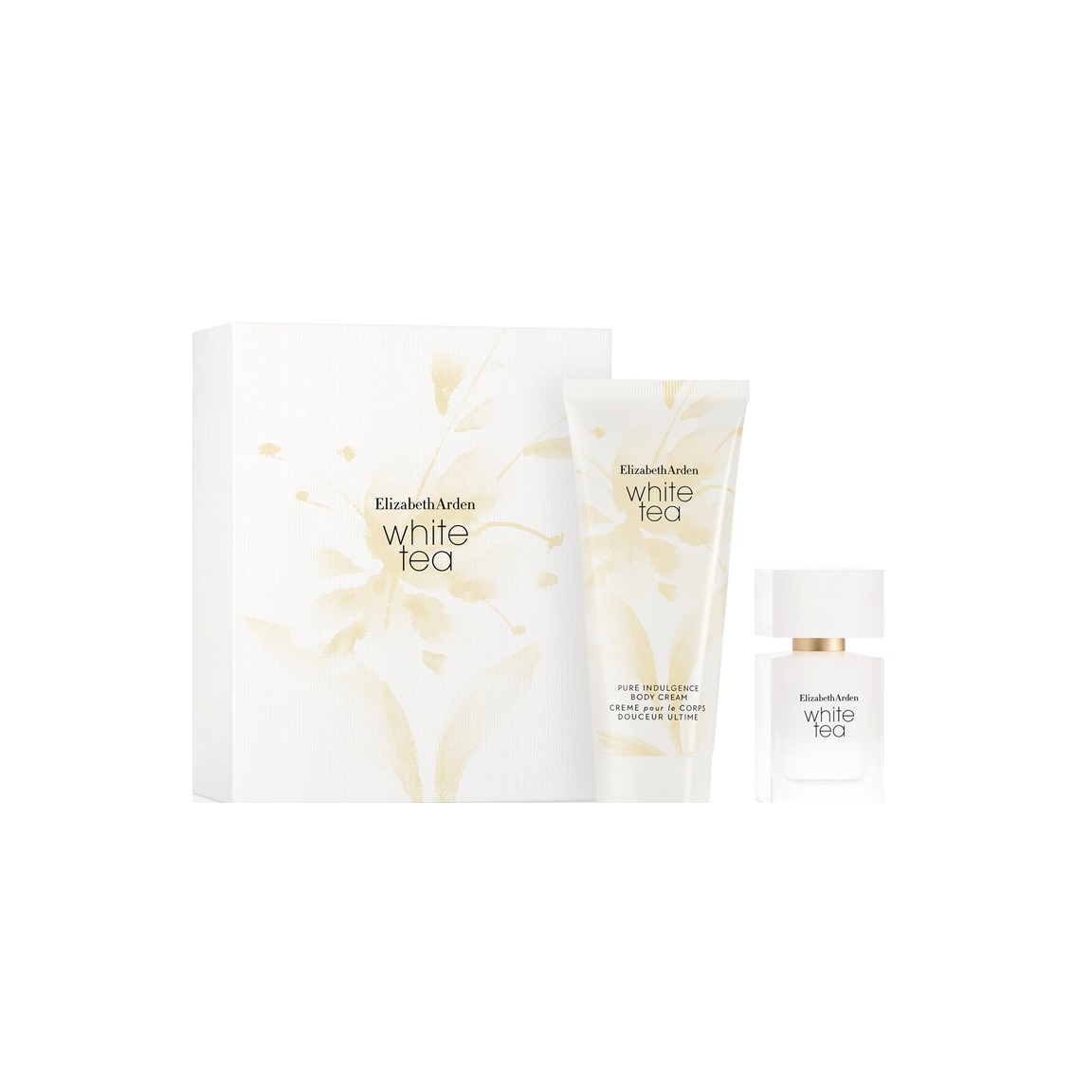 ppt7BE4.pptx-AutoRecovered-2.jpg Elizabeth Arden White Tea 30ml EDT Spray / 100ml Body Cream - Image 1